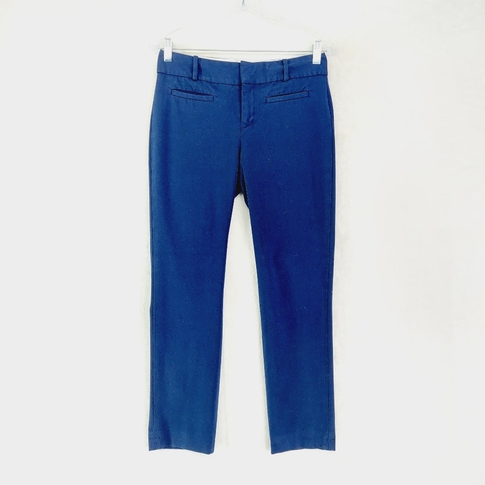 Calvin Klein Navy Blue Business Casual Office Academia Casual Trousers P2336